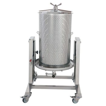   Prés INOX rozsdamentes víznyomásos hidroprés 100L-es Zottel