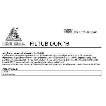 FILTUB DUR 16 1.2 mm
