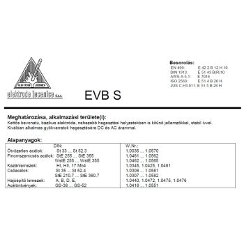 Elektróda bázikus EVB S 2.00 mm