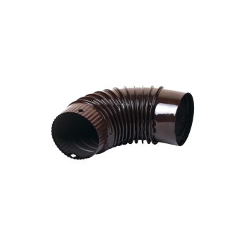 Füstcső könyök barna fi 120 mm