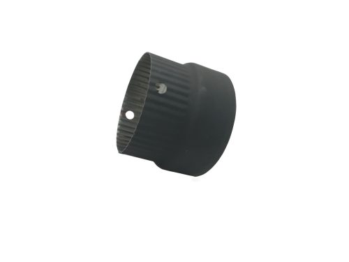 Füstcső szűkítő fi 130/120 0.8mm fekete