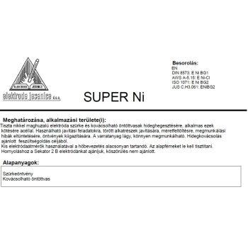 Elektróda SUPER NI 4.0 mm/6 kg öntvény