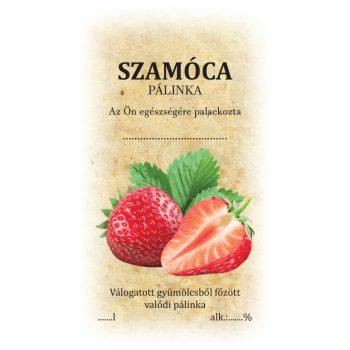 Matrica szamóca pálinka 50db/csom