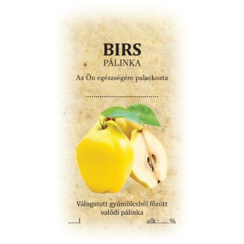 Matrica birs pálinka 50 db/csom