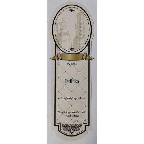 Üv.címke pál.10 db-os KESKENY nevezhető