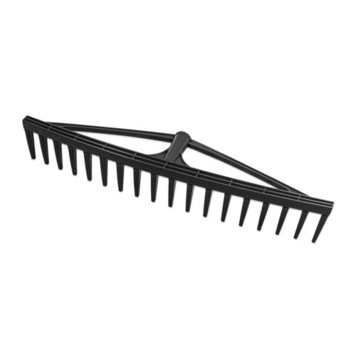 Műanyag begyűjtő gereblye 18 fogú ERŐSÍTETT NYELEZETT