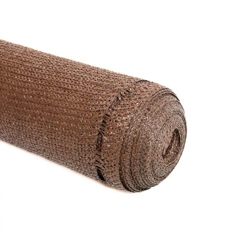 Árnyékoló háló RECYNET gomblyukakkal 1.5x10m barna 120g/m2 2021535