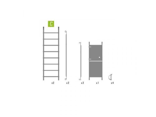 HELIO "C" állvány kiegészítő 7m-re