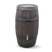 Esővízgyűjtő tartály réz csappal 250L BARRIQUE barna