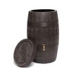 Esővízgyűjtő tartály réz csappal 250L BARRIQUE barna