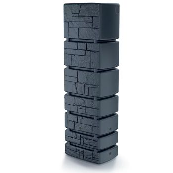 Esővízgyűjtő tartály csappal 350L TOWER STONE antracit