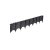 Leszúrható ágyásszegély, köves stílusú Deco Barrier 77x12.5cm fekete 2023165