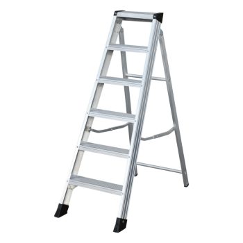 Háztartási alu létra erősített 9 fokos