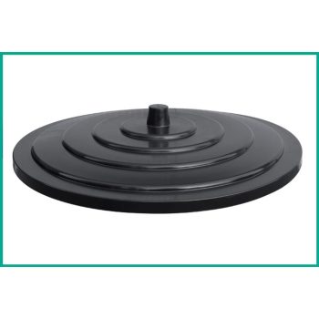 Szüretelőkád tető fedél fekete 700 l-s kádhoz