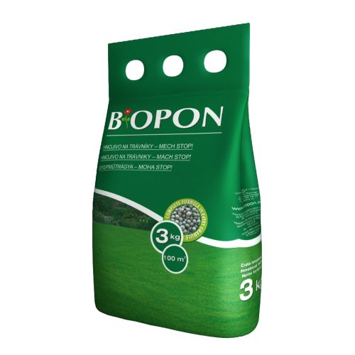 BIOPON Gyeptrágya mohagátlóval 3 kg