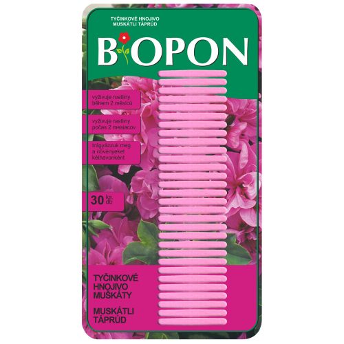 BIOPON táprúd Muskátlis 30 db/csomag