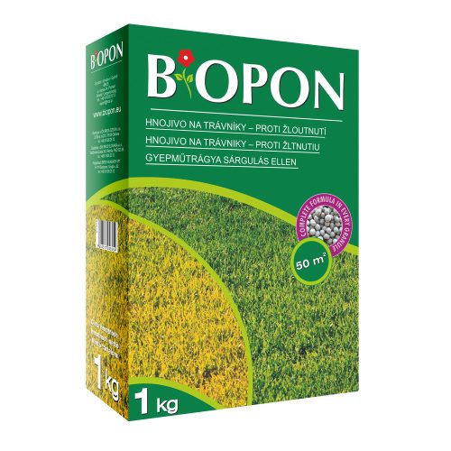 BIOPON Gyep sárgulása elleni  granulált műtrágya 1 kg