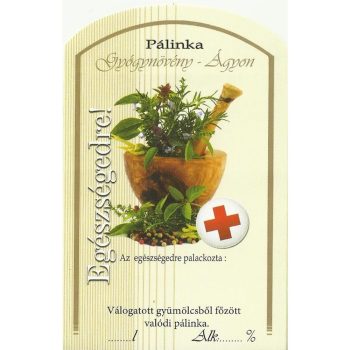Üv.címke pál. 10db-os gyógynövényes