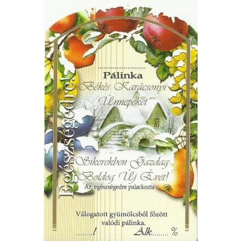 Üv.címke pál. 10db-os karácsony II