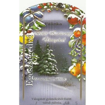 Üv.címke pál. 10db-os karácsony IV