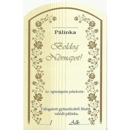 Üv.címke pál. 10db-os névnapos