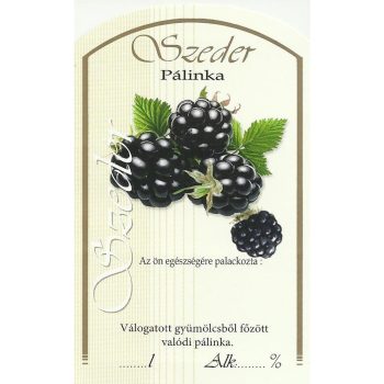 Üv.címke pál. 10db-os szeder