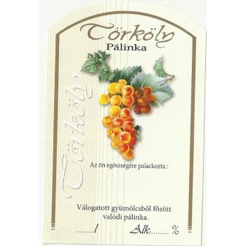 Üv.címke pál. 10db-os törköly