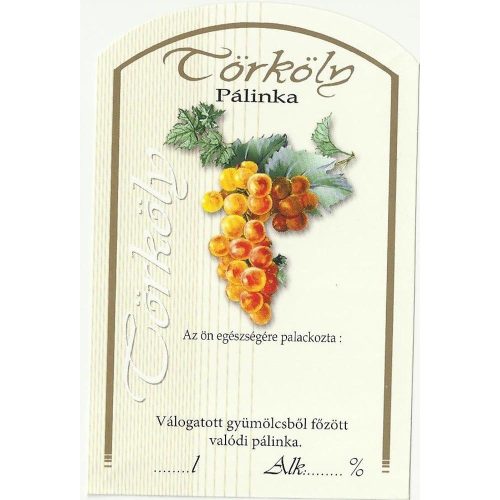 Üv.címke pál. 10db-os törköly