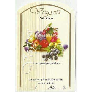 Üv.címke pál. 10db-os vegyes