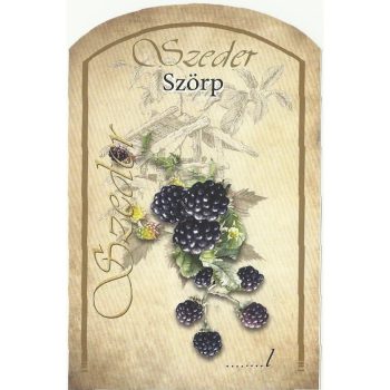 Üv.cím. szörpös 10 db-os szeder