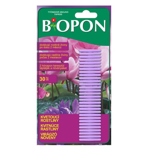 BIOPON táprúd Virágos növény 30 db/csomag
