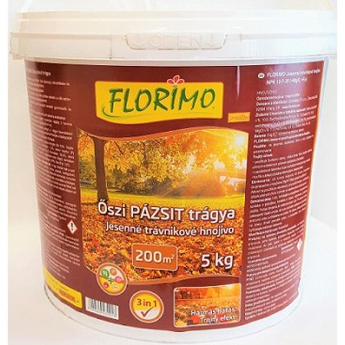 FLORIMO Gyep őszi trágya 5 kg vödrös