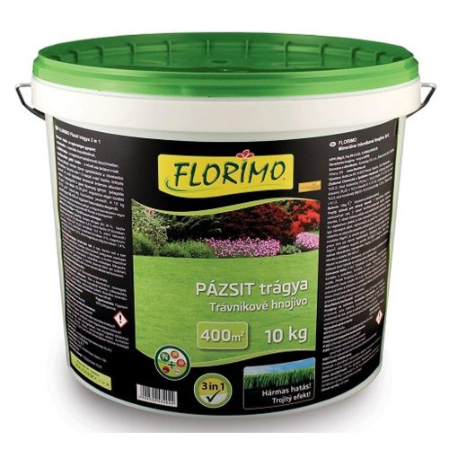 FLORIMO Gyep trágya 3 in 1 10 kg vödrös