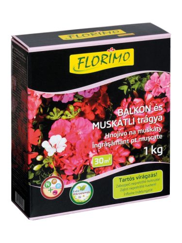 Florimo Balkon és muskátli műtrágya 1 kg
