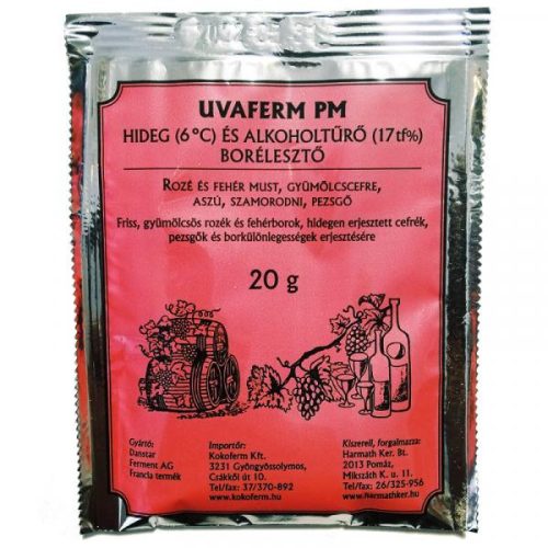 Borélesztő Uvaferm PM hideg- és alkoholt