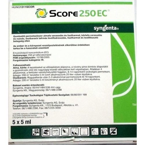 Score 250 EC 5x5 ml
