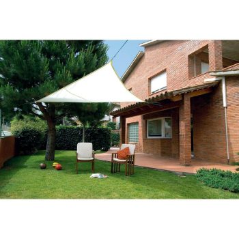   Árnyékoló ponyva / NAPVITORLA 3,6 m x 3,6 m x 3,6 m háromszög Beige / Bézs