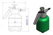 Permetező kézi 1,5 l Garden