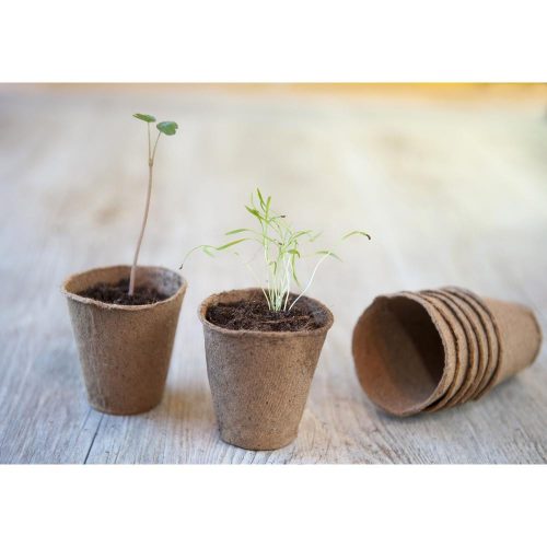 Tőzegcserép KEREK m 6 cm x d 6 cm, 18 db/csomag